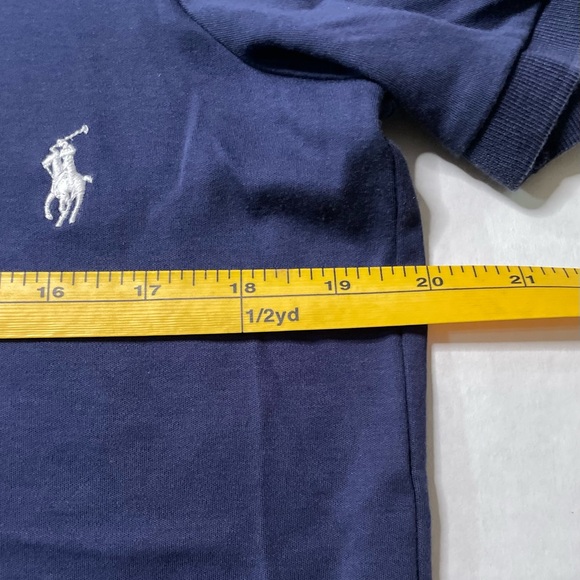 Polo Ralph Lauren All Over Pony Collared Shirt Mens Small Navy - Picture 8 of 10